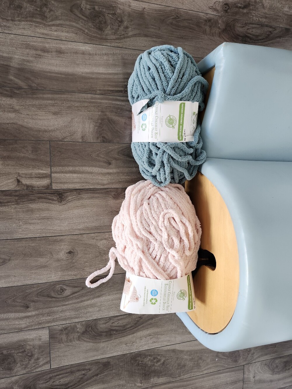 2 Skeins Chenille yarn